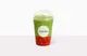 Strawberry matcha latte